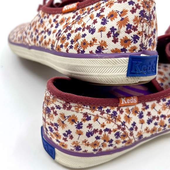 KEDS Champion Canvas Floral Sneakers Women’s Size 9.5 - Picture 8 of 10